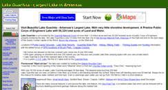 Desktop Screenshot of lakeouachita.org