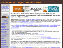 Tablet Screenshot of lakeouachita.org